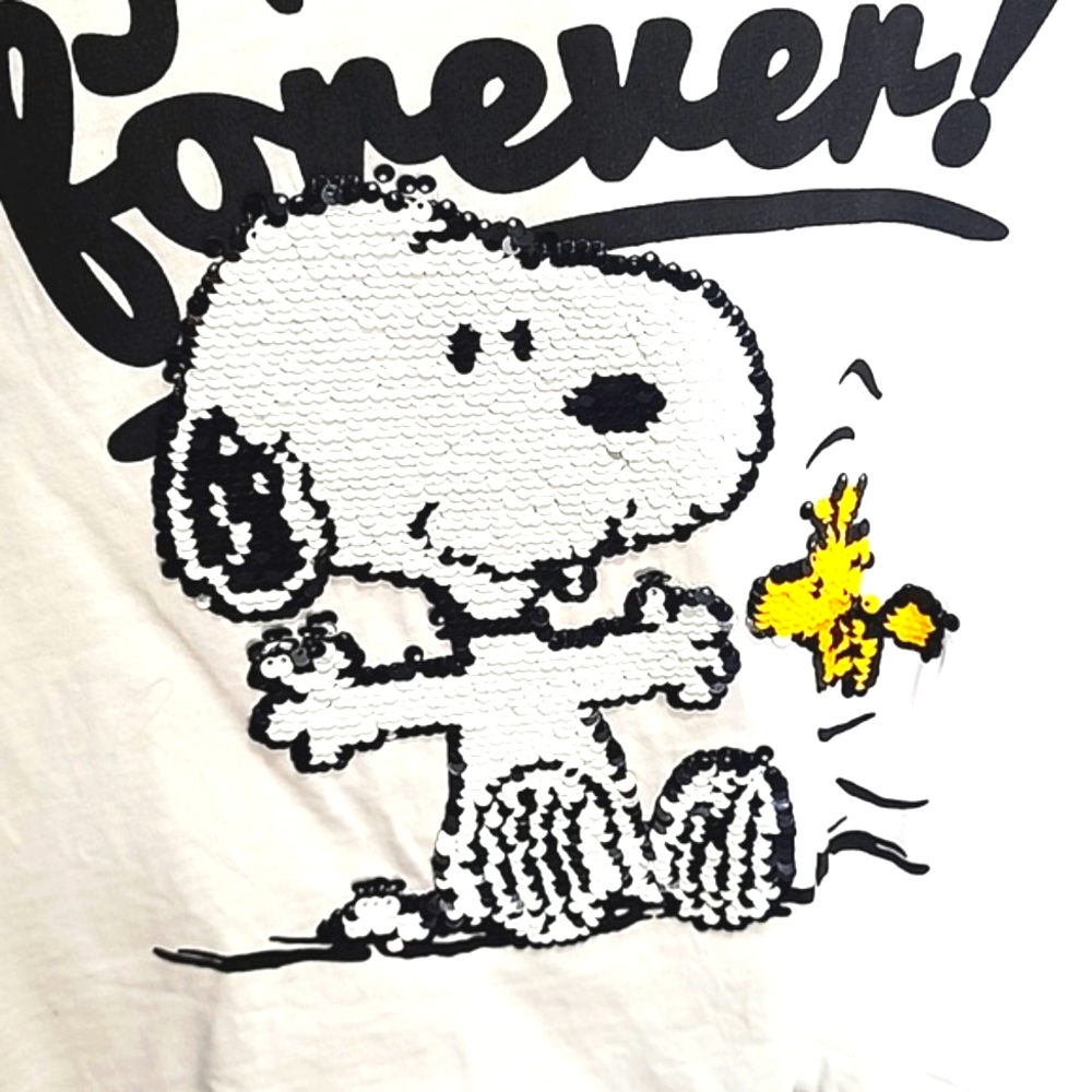 Zara snoopy cropped top Jr's size 9 - Picture 2 of 4